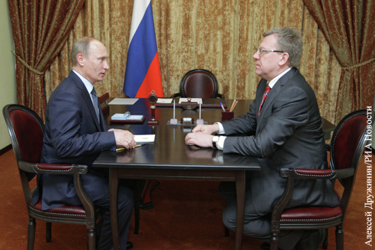 Путин предложил назначить Кудрина главой Счетной палаты