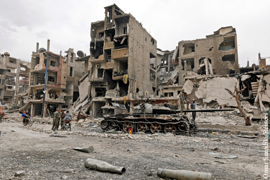 Сирийские войска освободили все пригороды Дамаска