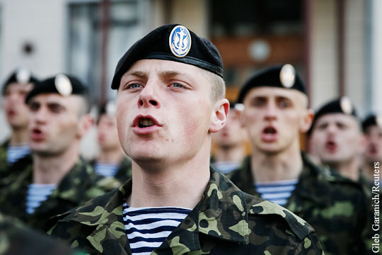 Украинская морская пехота осталась верна советской традиции