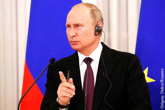 Путин раскритиковал французского журналиста