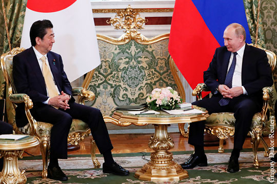 В Японии оценили результаты переговоров Путина с Абэ