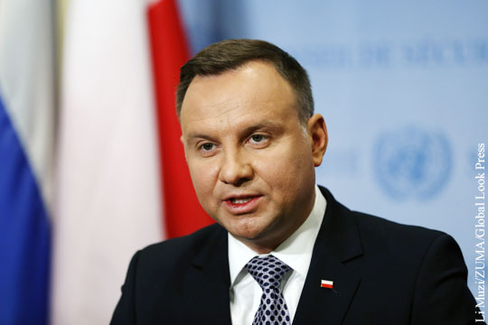 Президент Польши назвал Россию «главной угрозой» для НАТО
