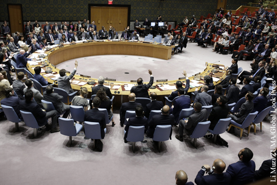 Совбез ООН отверг резолюцию США с осуждением обстрелов Израиля