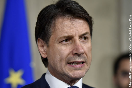 Новый премьер Италии подтвердил намерение выступить против антироссийских санкций