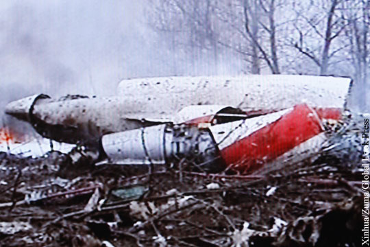 Польша «нашла» следы взрывчатки на обломках самолета Качиньского