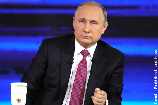 На прямую линию с Путиным поступило более 1,7 млн вопросов