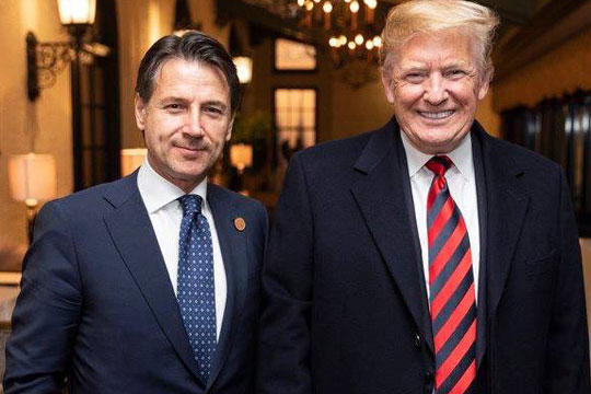 Трамп раскритиковал Трюдо и ЕС и ретвитнул фото с премьером Италии