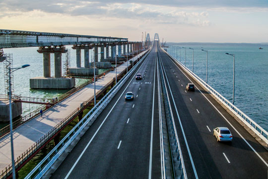 При съезде с Крымского моста поставят специальное сооружение