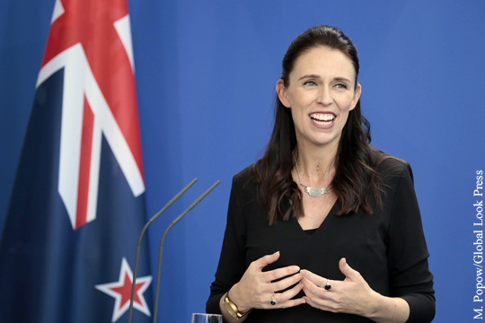 Премьер Новой Зеландии родила первенца