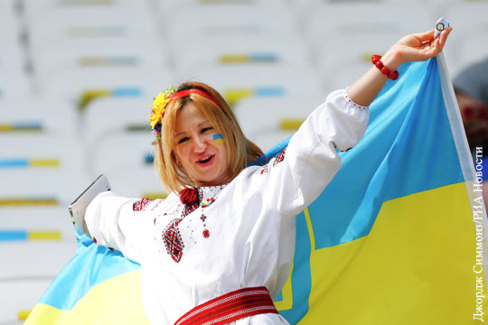 Украинцы массово болели за Россию в матче с Испанией