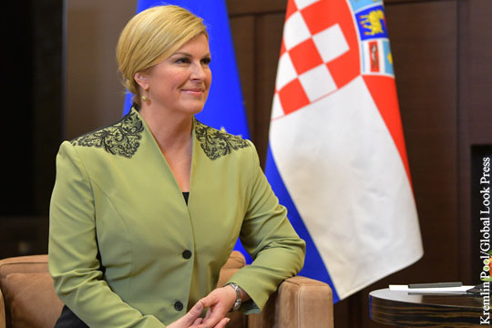 Президент Хорватии приедет в Сочи на матч с Россией