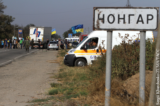 Киев решил потратить 4 млн долларов на комфортный выезд украинцев в Крым