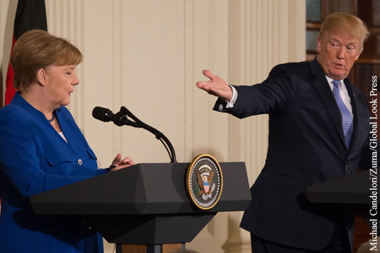 Трамп раскритиковал Германию за сделку с Россией