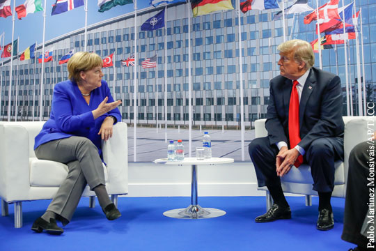 Трамп обсудил с Меркель «Северный поток – 2»