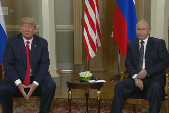 Встреча Путина и Трампа началась в Хельсинки