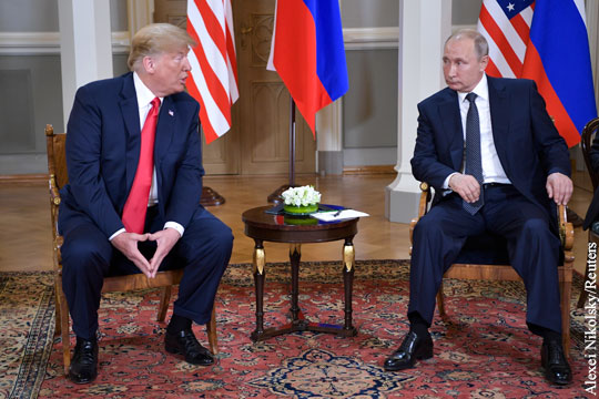 Встреча Путина и Трампа с глазу на глаз завершилась