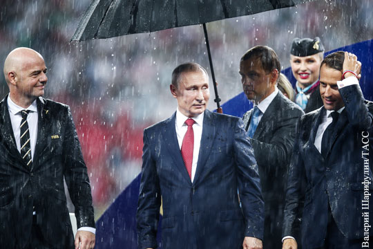 Зонт Путина и люди с совестью крокодила