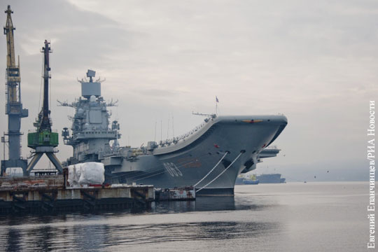 Авианосец «Адмирал Кузнецов» придется «разворотить»