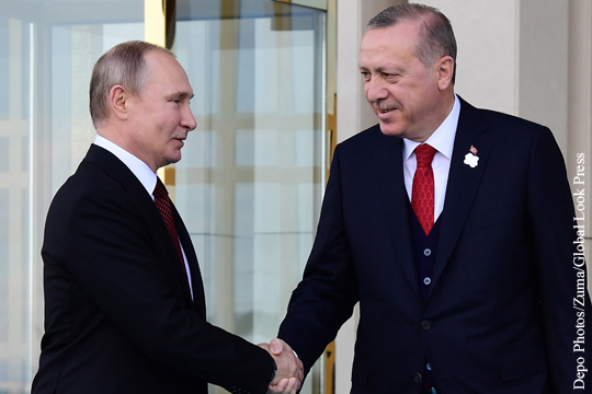 Выполнено условие для совместного похода Эрдогана и Путина в ресторан