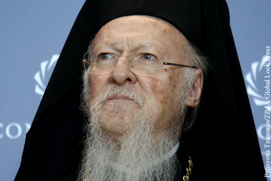 Киев заявил о полученном от патриарха Варфоломея обещании дать УПЦ автокефалию