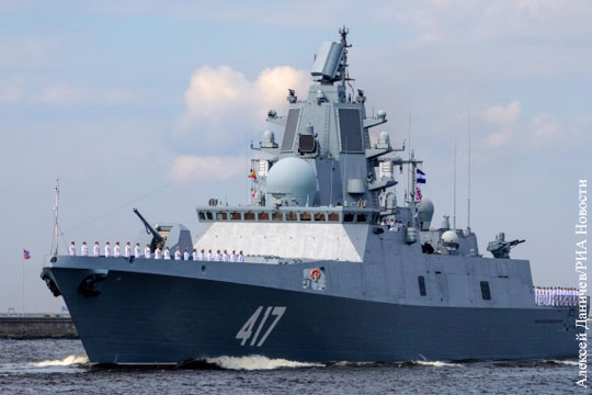 Головной фрегат «Адмирал Горшков» вошел в состав ВМФ