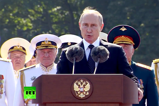 Путин отметил успехи ВМФ России