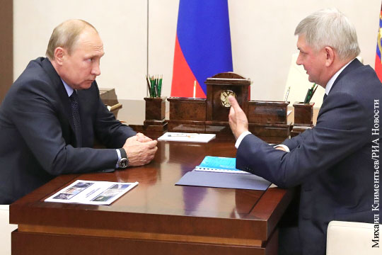 Путин поддержал идею создания особой экономической зоны под Воронежем