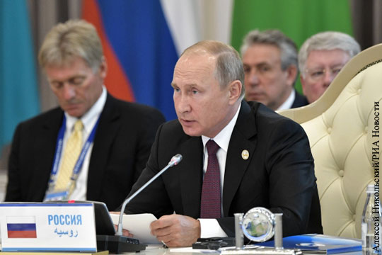 Путин анонсировал строительство глубоководного порта на Каспии