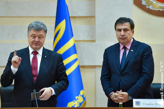 Саакашвили назвал Порошенко президентом-дебилом