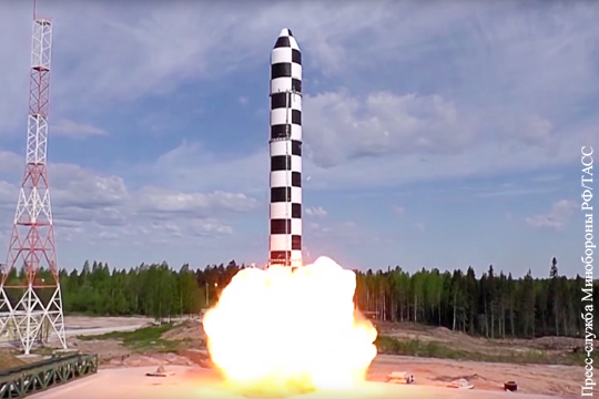 В России ответили на желание США включить ракету «Сармат» в договор СНВ-3