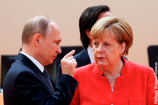 Кремль назвал темы переговоров Путина с Меркель