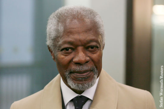 Умер экс-генсек ООН Кофи Аннан