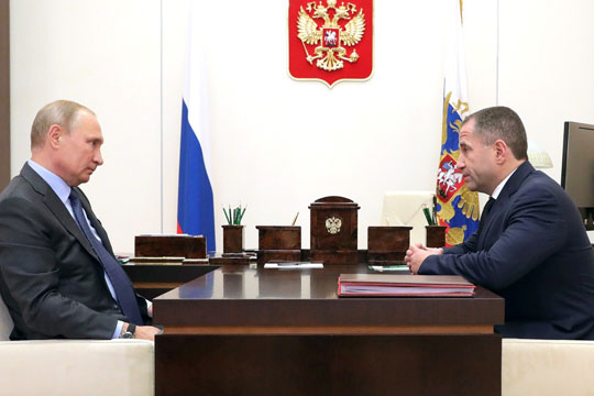 Путин дал напутствие новому послу в Белоруссии