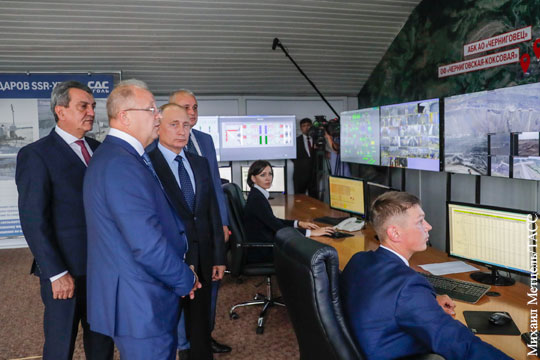Путину показали высокотехнологичный взрыв 170 тонн селитры