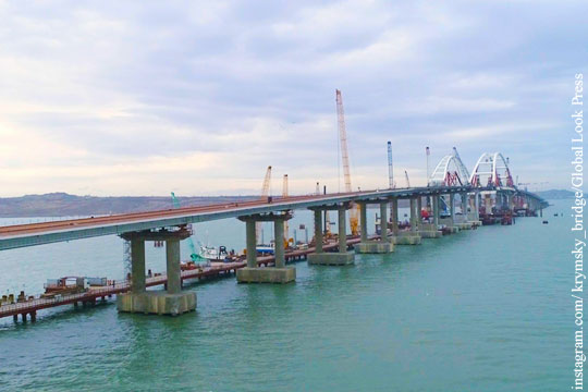 Строители Крымского моста оценили угрозу новых санкций Украины