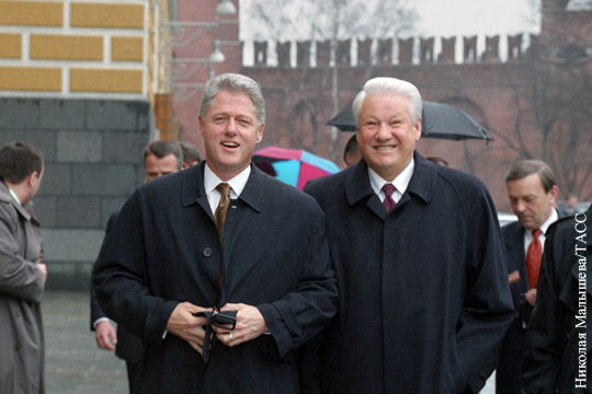 Ельцин клинтон фото