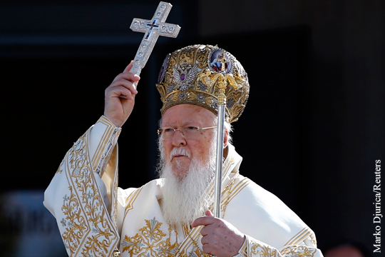 Патриарх Варфоломей назвал «вмешательство» Москвы в дела Киева «неканоническим»