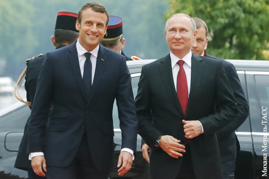 Сделка с Путиным по Сирии открывает большие перспективы для Макрона