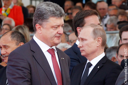 Кремль усомнился в возможности контактов Путина и Порошенко из-за «последних событий»