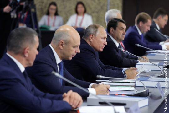 Путин на заседании Госсовета сделал замечание министрам
