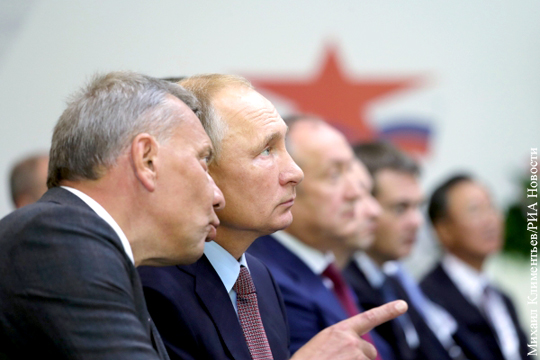 Путин дал старт строительству первого мегатанкера на заводе «Звезда»
