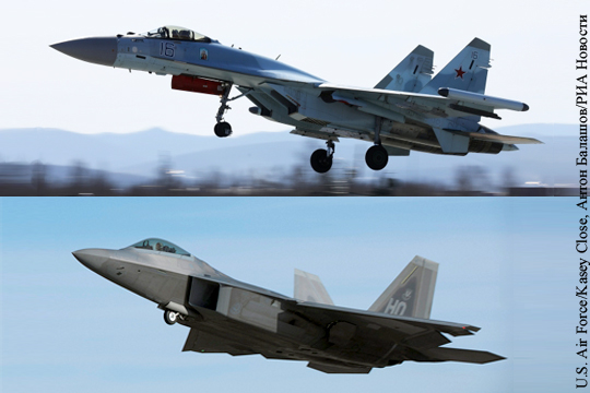 Су-35 и американский F-22 свели в виртуальном бою