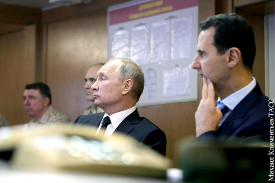 Асад не позвонил Путину после инцидента с Ил-20