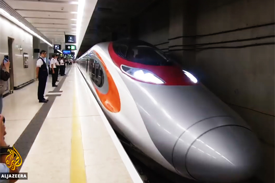 Китай соединил Гонконг с материком скоростной железной дорогой