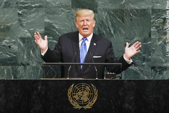 Стал известен текст обращения Трампа к ГА ООН