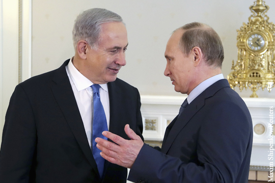 В Кремле уточнили обстоятельства разговора Путина и Нетаньяху
