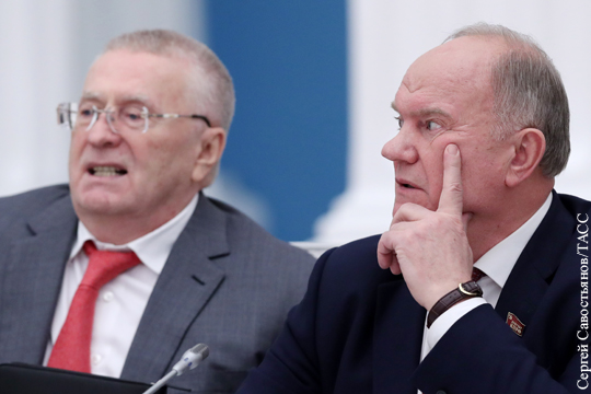 Песков прокомментировал сообщения о «наказании» КПРФ и ЛДПР