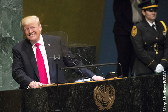 Трамп опоздал на свое выступление в ООН