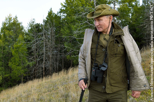 Песков рассказал об отдыхе Путина в хакасской тайге