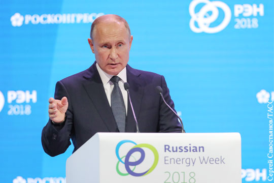 Путин назвал комфортную для России цену на нефть